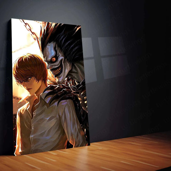 Death Note Metal Poster – The Battle of Wits - TURTLEWINGS 