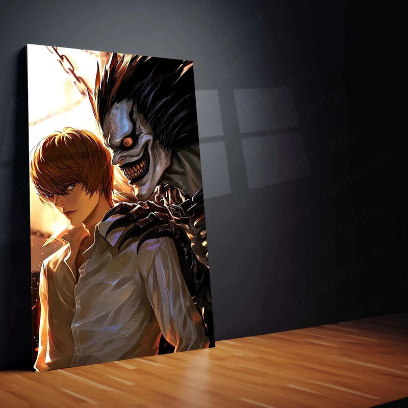 Death Note Metal Poster – The Battle of Wits - TURTLEWINGS 