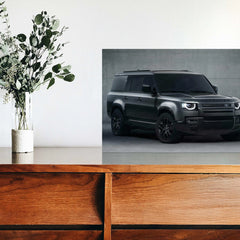 Defender Neon LED Metal Frame â Bold and Rugged Wall Art for Off-Road Enthusiasts 1 - TURTLEWINGS 