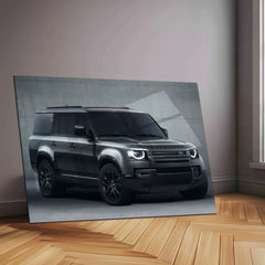 Defender Neon LED Metal Frame â Bold and Rugged Wall Art for Off-Road Enthusiasts 1 - TURTLEWINGS 