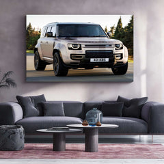 Defender Neon LED Metal Frame â Bold and Rugged Wall Art for Off-Road Enthusiasts 2 - TURTLEWINGS 