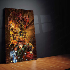 Demon Slayer – Infinity Castle Anime Metal Frame | Muzan’s Lair Epic Poster | Otaku Wall Art