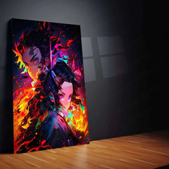 Demon Slayer Metal Poster – The Battle Against Demons - TURTLEWINGS 