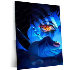 Demon Slayer Anime Poster – Kimetsu no Yaiba Metal Frame Wall Art - TURTLEWINGS 