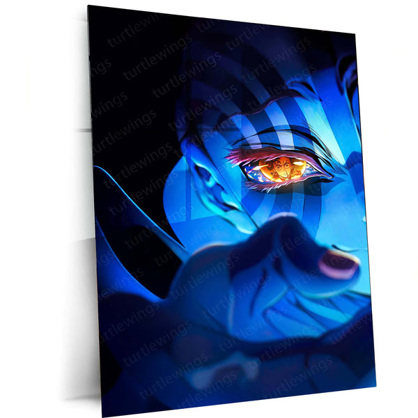 Demon Slayer Anime Poster – Kimetsu no Yaiba Metal Frame Wall Art - TURTLEWINGS 