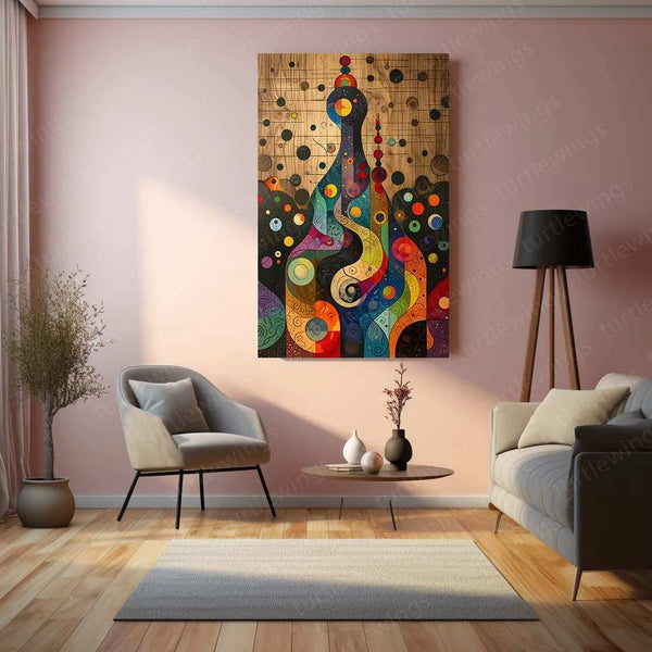 DesignIronic Postmodern Genie Metal Poster – A Visionary Art Piece - TURTLEWINGS 