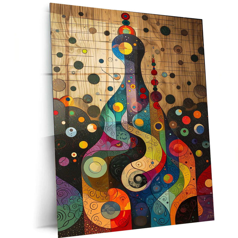 DesignIronic Postmodern Genie Metal Poster – A Visionary Art Piece - TURTLEWINGS 