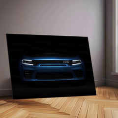 Dodge SRT Hellcat Neon LED Metal Poster - TURTLEWINGS 