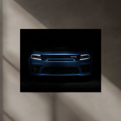 Dodge SRT Hellcat Neon LED Metal Poster - TURTLEWINGS 