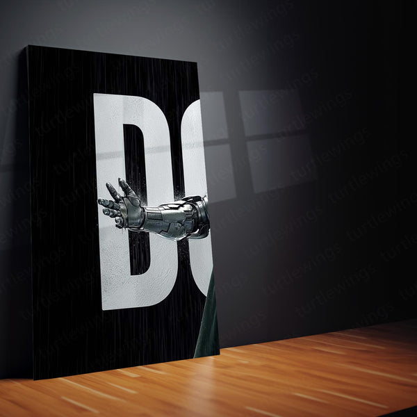 Marvel Metal Poster Set of 3 | Doctor Doom Supervillain Cinematic Triptych Wall Art
