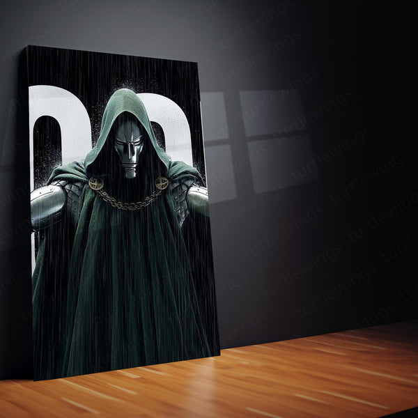 Marvel Metal Poster Set of 3 | Doctor Doom Supervillain Cinematic Triptych Wall Art