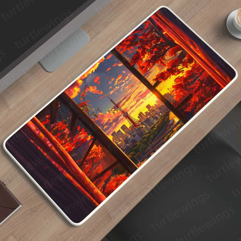 Tokyo Large Deskmat - Premium XL & XXL Gaming Mouse Pad - TURTLEWINGS 