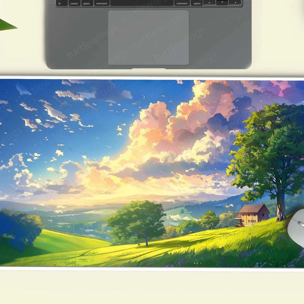 Meadow Large Deskmat - Premium XL & XXL Gaming Mouse Pad - TURTLEWINGS 