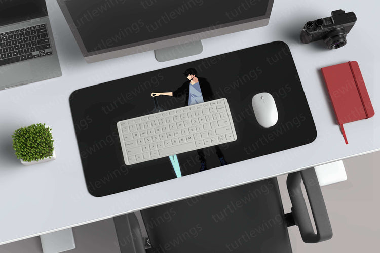 Sung Jin Woo Desk Mat l Solo Leveling - TURTLEWINGS 