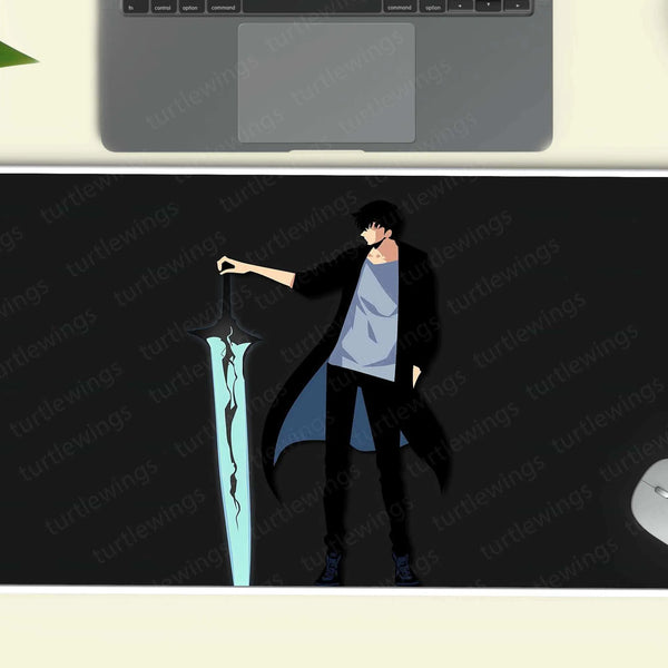 Sung Jin Woo Desk Mat l Solo Leveling - TURTLEWINGS 
