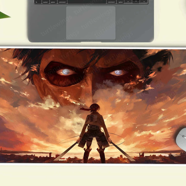Attack-on-titan-Mikasa Deskmat - TURTLEWINGS 