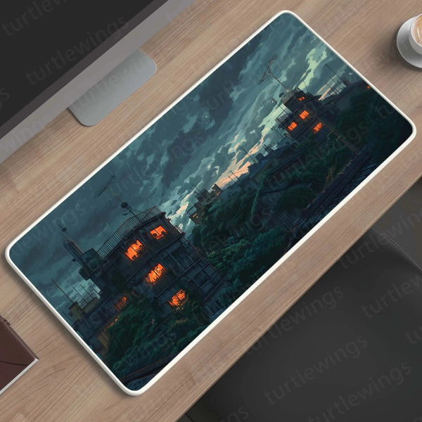 Cloudy Large Deskmat - Premium XL & XXL Gaming Mouse Pad - TURTLEWINGS 