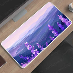 Lavenders Large Deskmat - Premium XL & XXL Gaming Mouse Pad - TURTLEWINGS 
