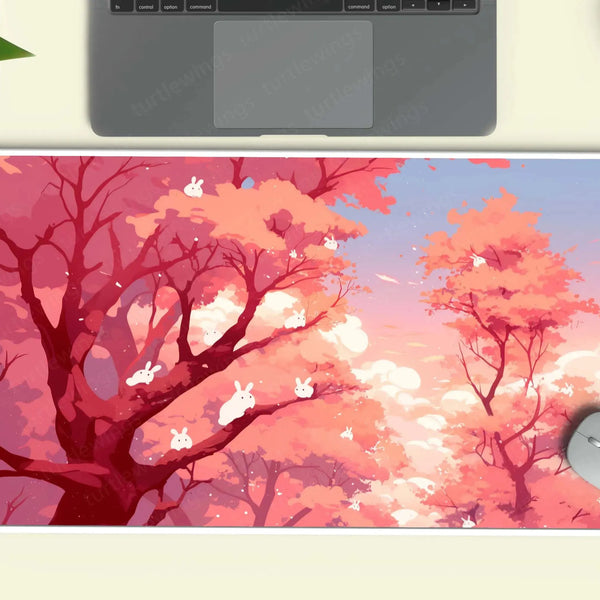 Cherry Large Deskmat - Premium XL & XXL Gaming Mouse Pad - TURTLEWINGS 