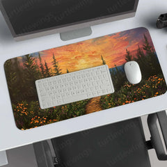 Trail Large Deskmat - Premium XL & XXL Gaming Mouse Pad - TURTLEWINGS 