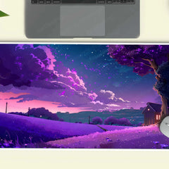 Purple Large Deskmat - Premium XL & XXL Gaming Mouse Pad - TURTLEWINGS 