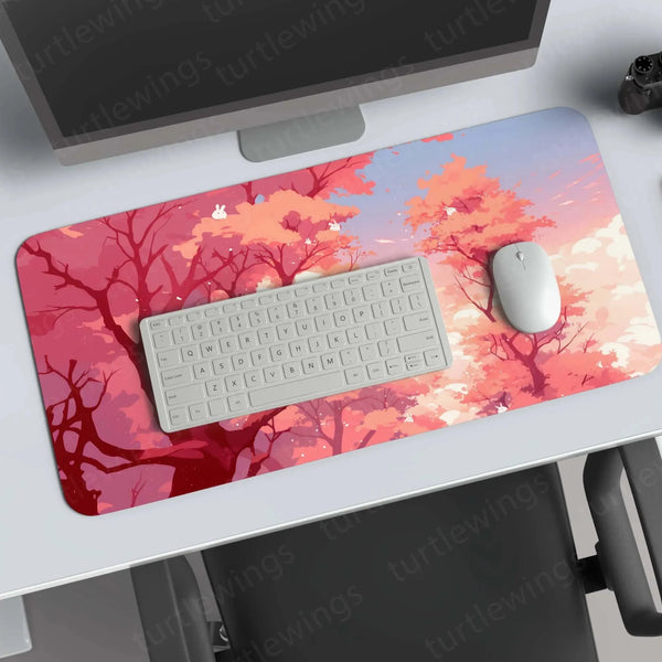 Cherry Large Deskmat - Premium XL & XXL Gaming Mouse Pad - TURTLEWINGS 