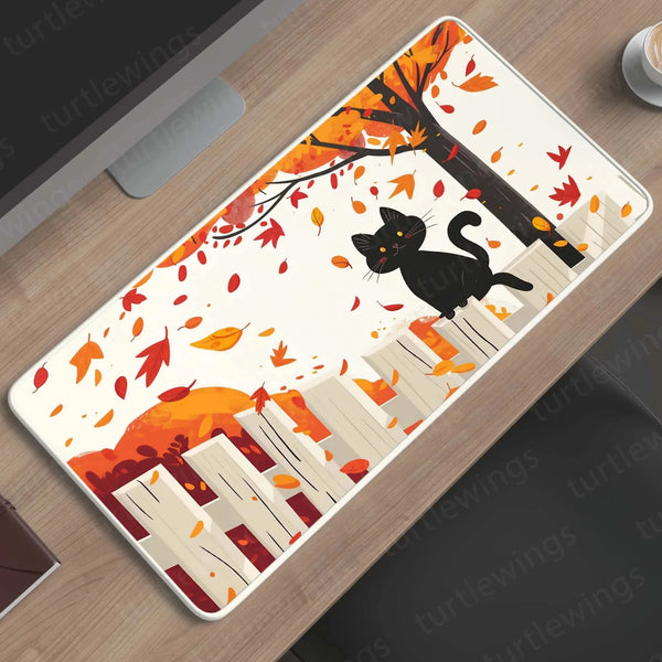 BlackCat Large Deskmat - Premium XL & XXL Gaming Mouse Pad - TURTLEWINGS 