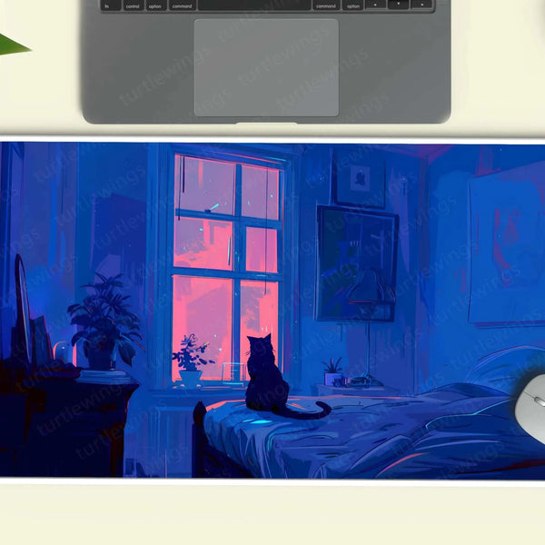 Lofi Large Deskmat - Premium XL & XXL Gaming Mouse Pad - TURTLEWINGS 