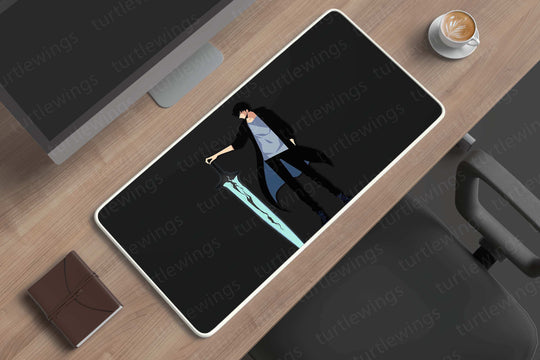Sung Jin Woo Desk Mat l Solo Leveling - TURTLEWINGS 