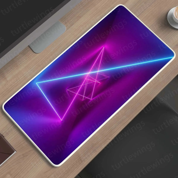 abstract-neon-lights Deskmat - TURTLEWINGS 