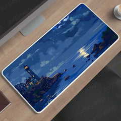 Lighthouse Large Deskmat - Premium XL & XXL Gaming Mouse Pad - TURTLEWINGS 