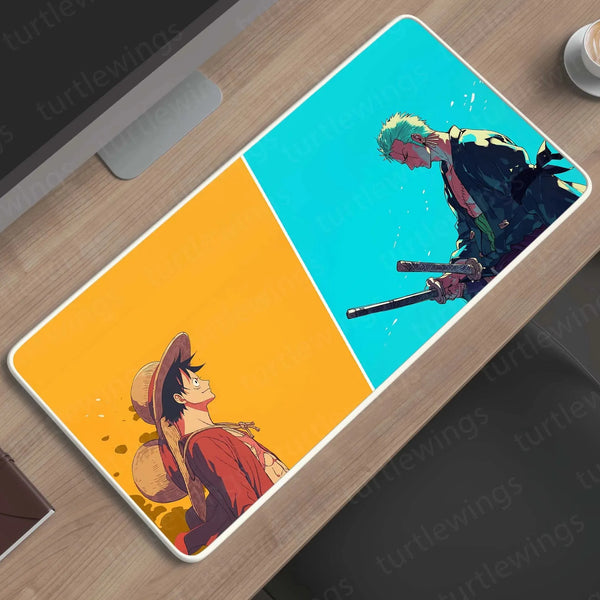 Luffy-x-Zoro-1 Deskmat - TURTLEWINGS 