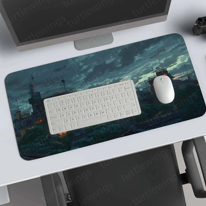 Cloudy Large Deskmat - Premium XL & XXL Gaming Mouse Pad - TURTLEWINGS 