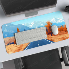 Mountains Large Deskmat - Premium XL & XXL Gaming Mouse Pad - TURTLEWINGS 