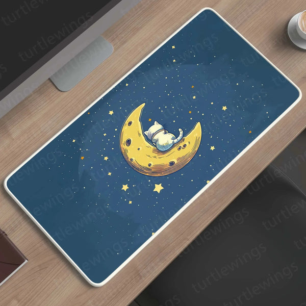 Catstronaut Large Deskmat - Premium XL & XXL Gaming Mouse Pad - TURTLEWINGS 