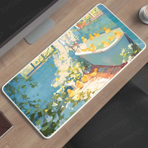 Duck Large Deskmat - Premium XL & XXL Gaming Mouse Pad - TURTLEWINGS 