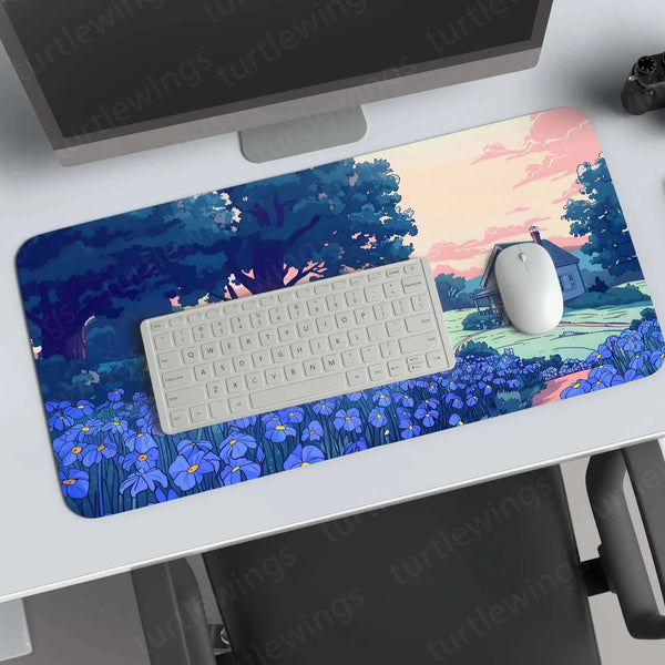Irises Large Deskmat - Premium XL & XXL Gaming Mouse Pad - TURTLEWINGS 
