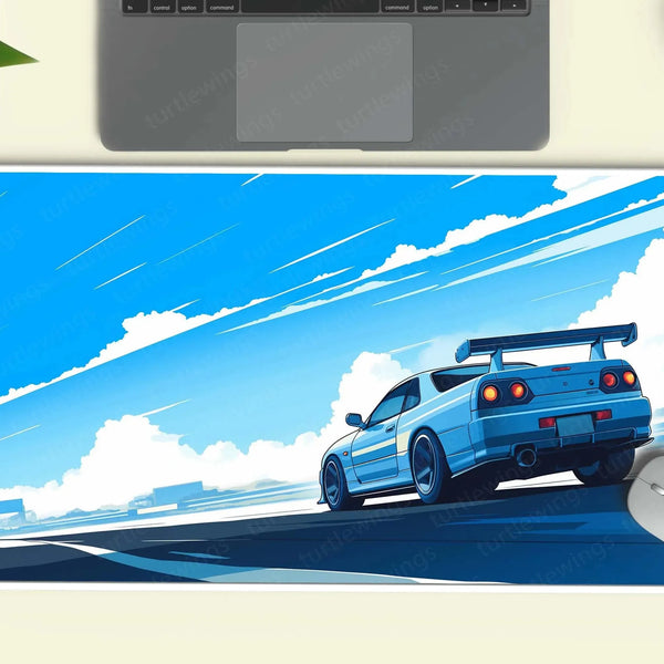 NFS-NIssan-GTR-2 Deskmat - TURTLEWINGS 