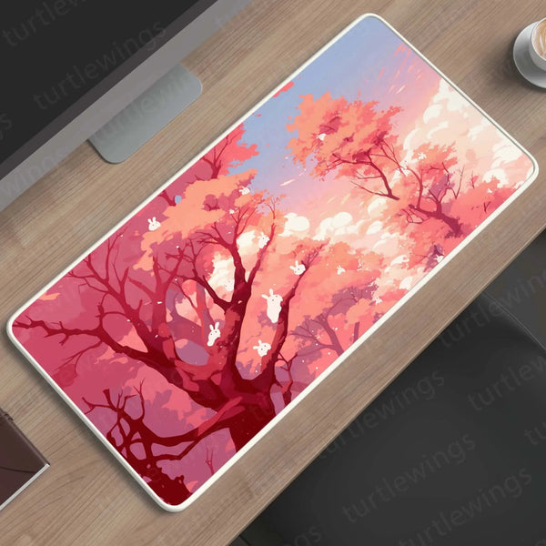 Cherry Large Deskmat - Premium XL & XXL Gaming Mouse Pad - TURTLEWINGS 