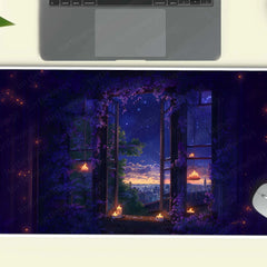 NightWindow Large Deskmat - Premium XL & XXL Gaming Mouse Pad - TURTLEWINGS 