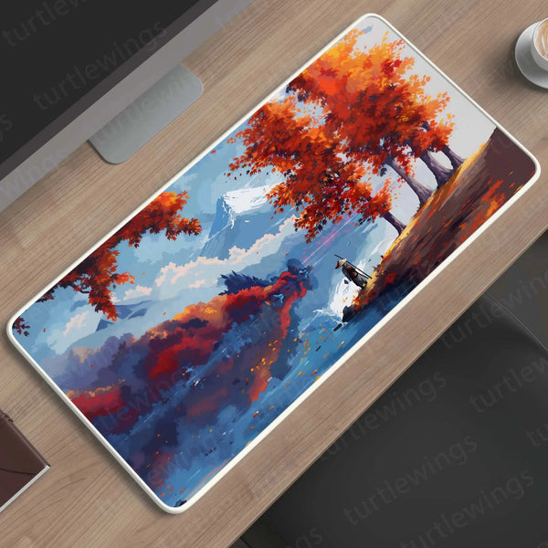 Autumn Large Deskmat - Premium XL & XXL Gaming Mouse Pad - TURTLEWINGS 