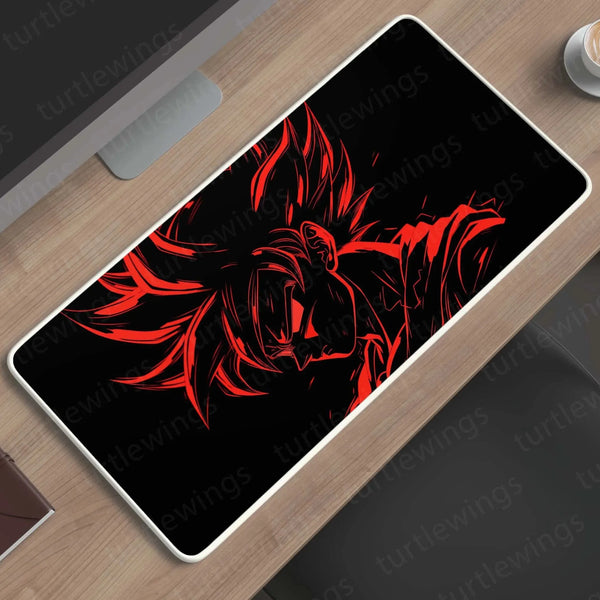 Goku-Red-outline Deskmat - TURTLEWINGS 