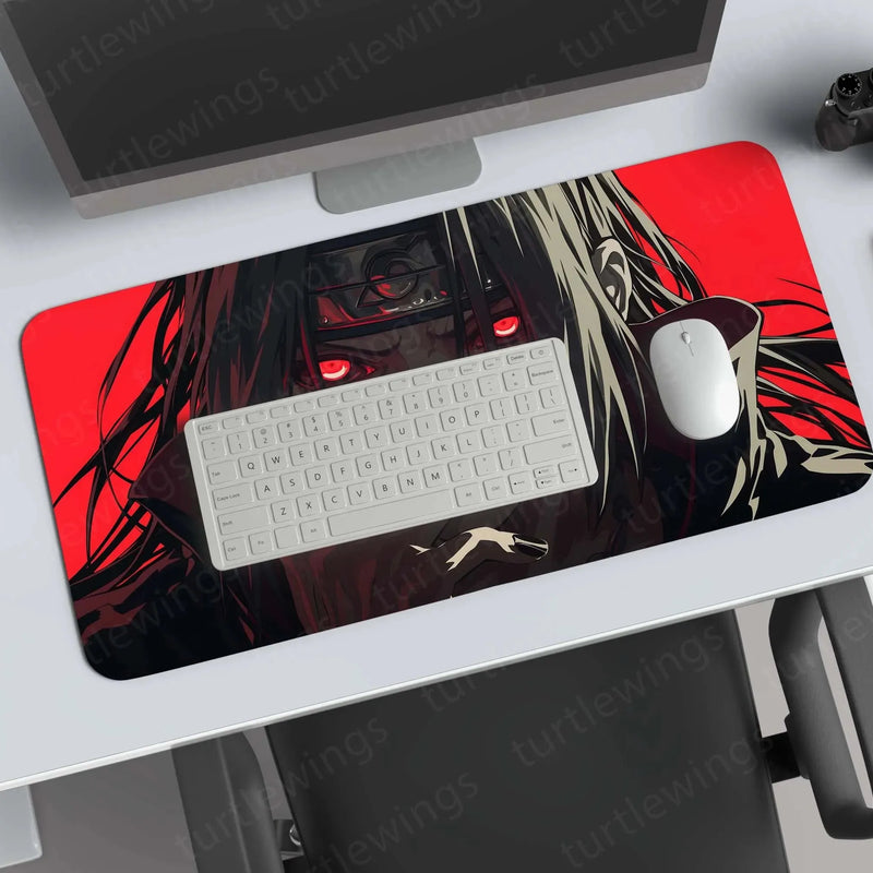 Itachi-Uchiha-Closeup Deskmat - TURTLEWINGS 