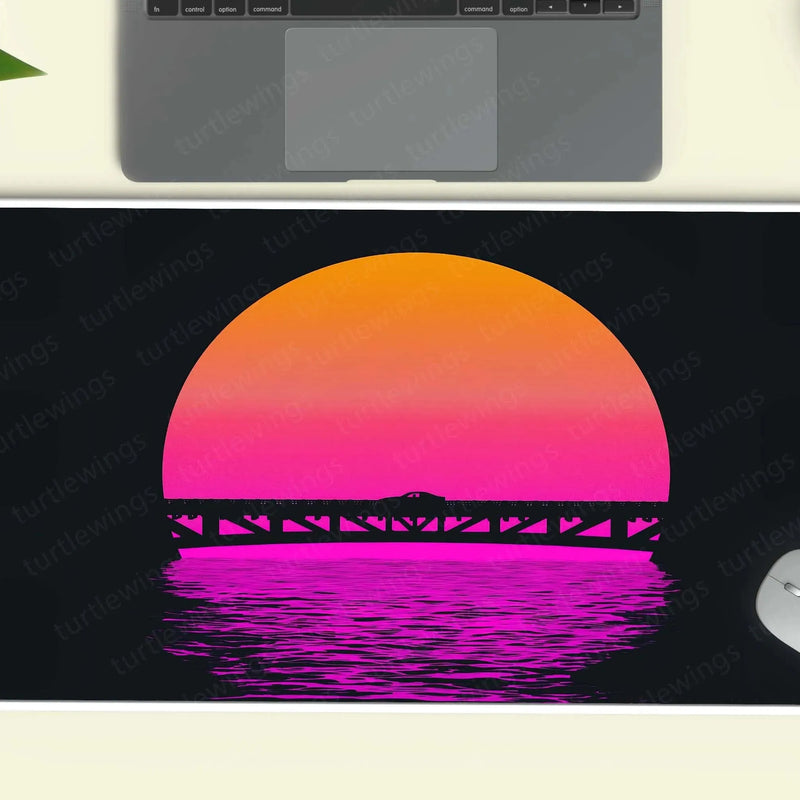 sunset-minimalist-bridge - TURTLEWINGS 