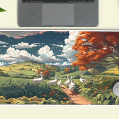 Geese Large Deskmat - Premium XL & XXL Gaming Mouse Pad - TURTLEWINGS 