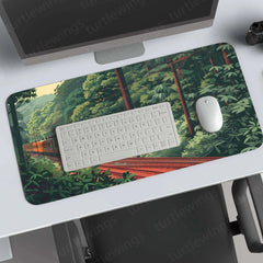 train Large Deskmat - Premium XL & XXL Gaming Mouse Pad - TURTLEWINGS 