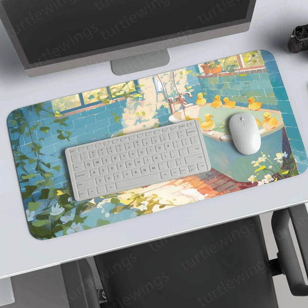 Duck Large Deskmat - Premium XL & XXL Gaming Mouse Pad - TURTLEWINGS 