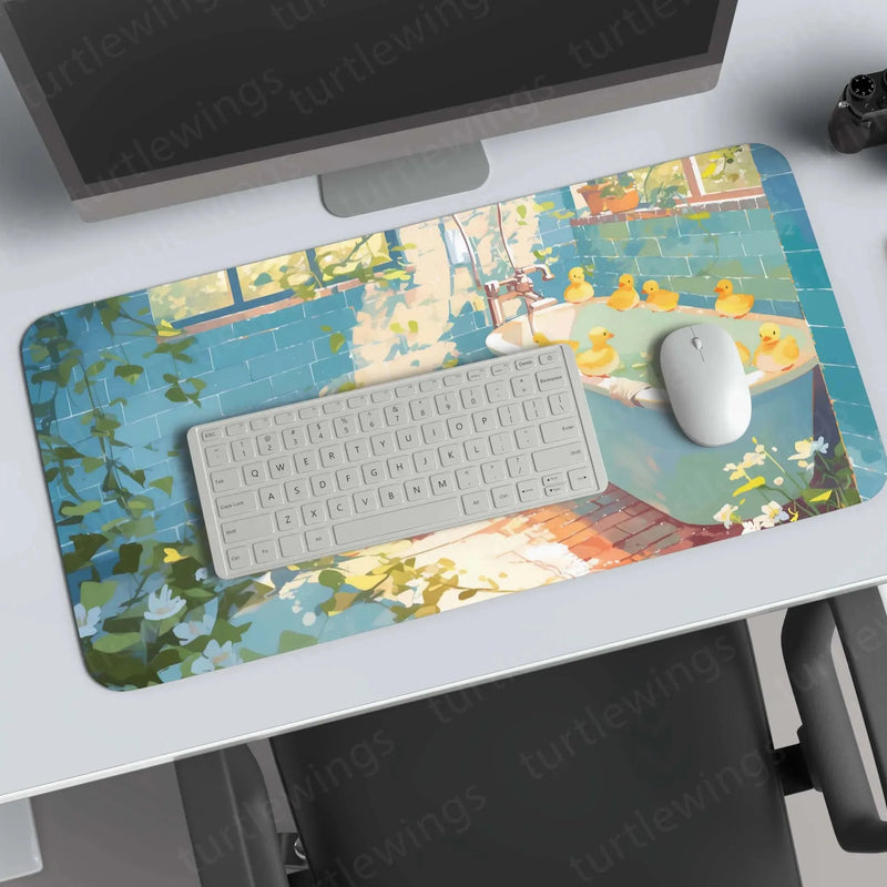 Duck Large Deskmat - Premium XL & XXL Gaming Mouse Pad - TURTLEWINGS 