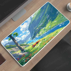 Sleepy Large Deskmat - Premium XL & XXL Gaming Mouse Pad - TURTLEWINGS 