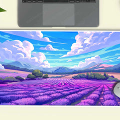 Lavender Large Deskmat - Premium XL & XXL Gaming Mouse Pad - TURTLEWINGS 